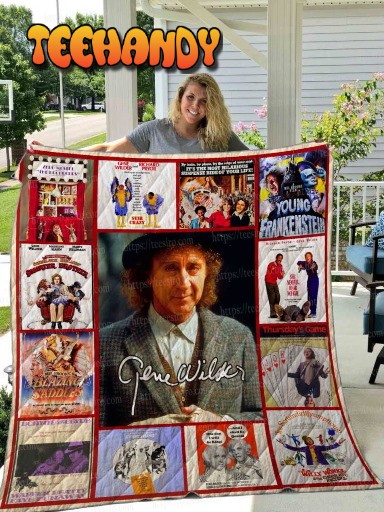 Gene Wilder 3D Quilt Blanket