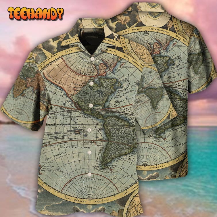 Geography Vintage Unique Hawaiian Shirt