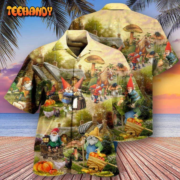 Gnome Farmer Oh Gnomes Hawaiian Shirt