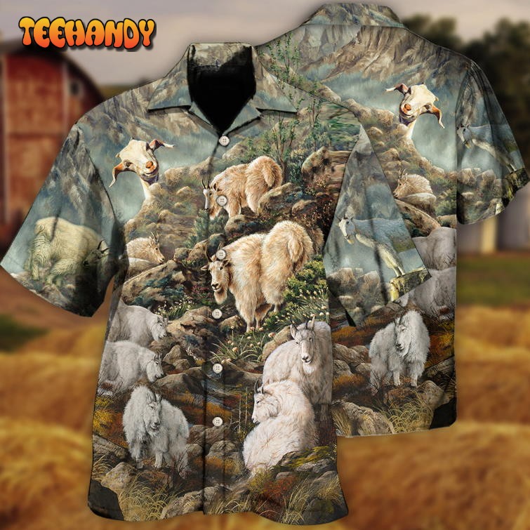 Goat Mountain Wild Life Hawaiian Shirt