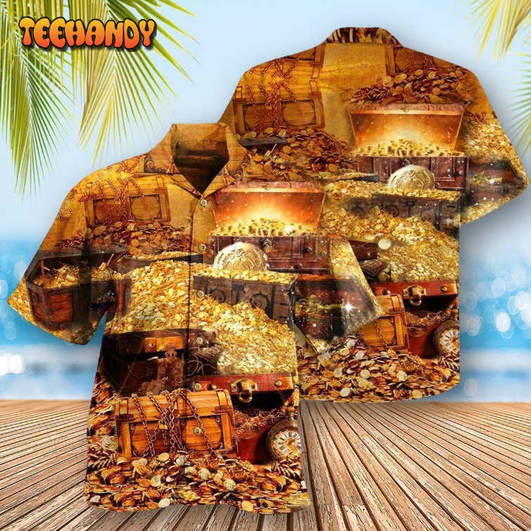 Gold Not All Treasure Is Gold Luxury Hawaiian Shirt