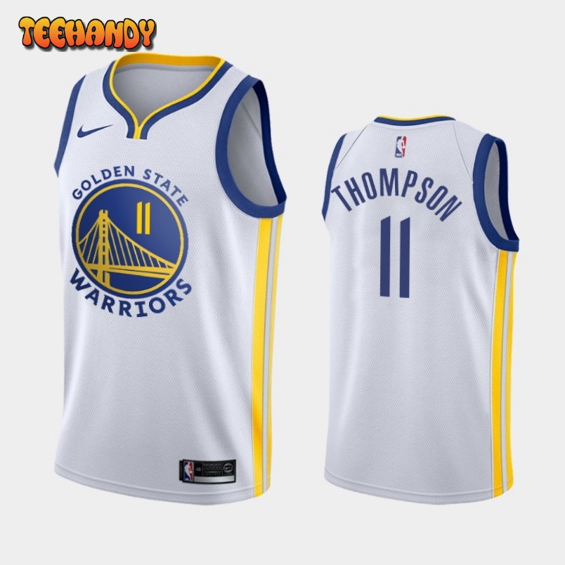 Golden State Warriors Klay Thompson 2020 White Association Jersey