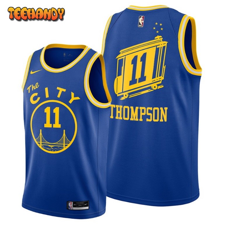 Golden State Warriors Klay Thompson Royal 2021 Classic Jersey