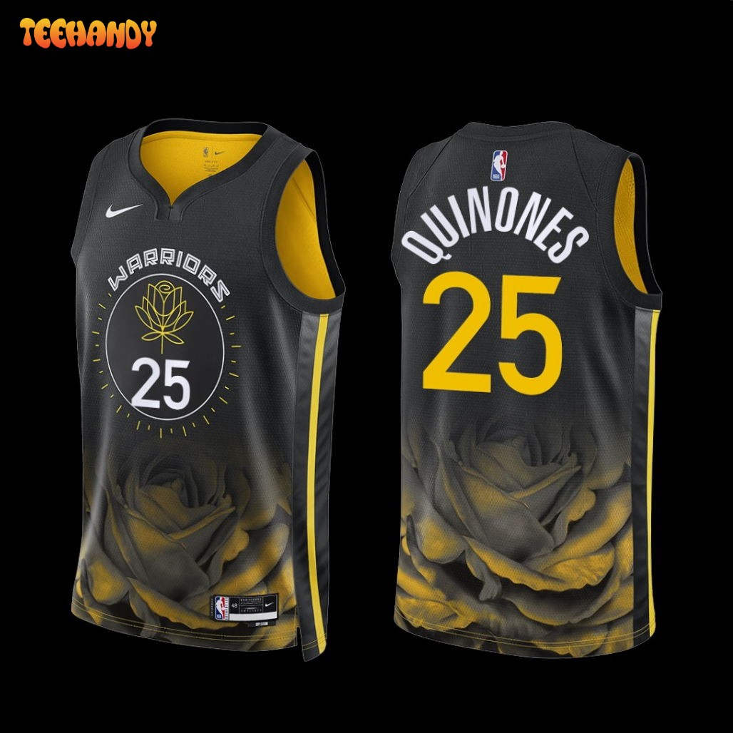 Golden State Warriors Lester Quinones 2022-23 City Edition Jersey Black