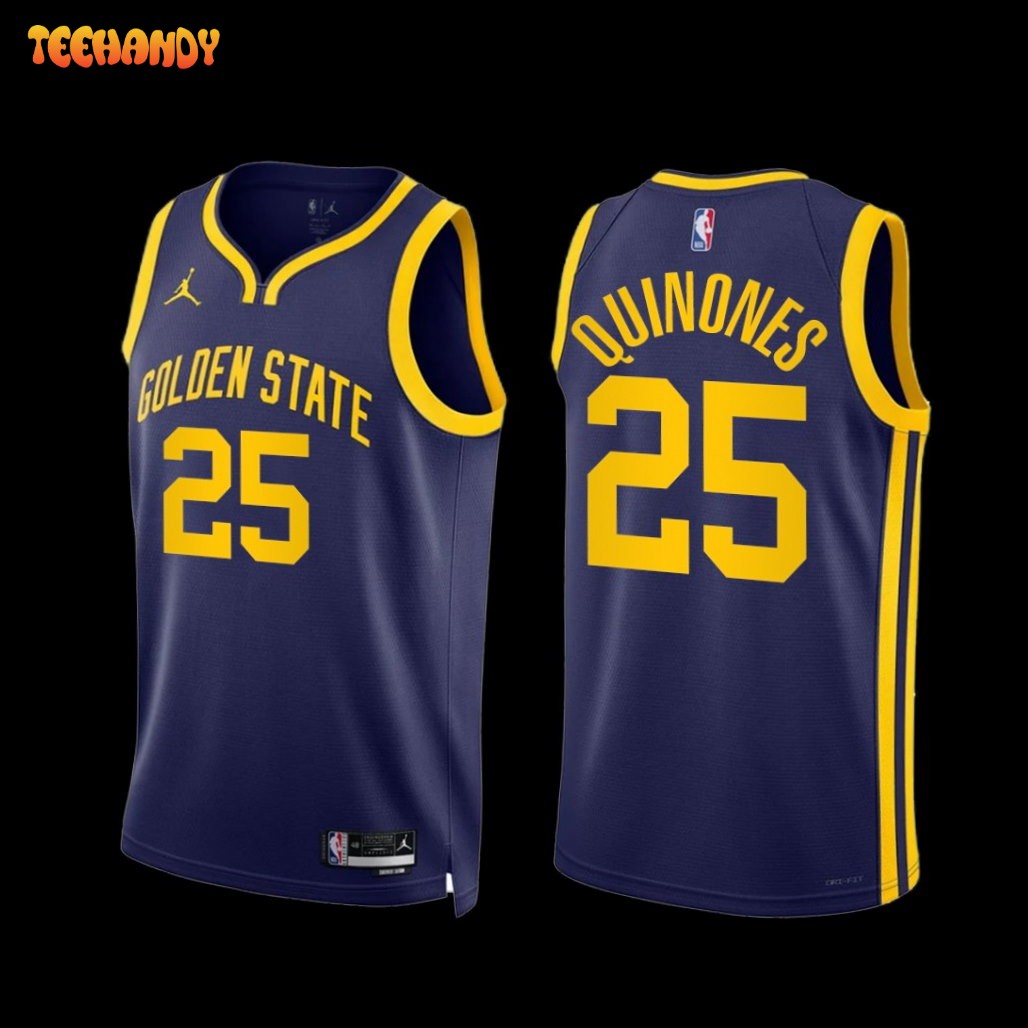 Golden State Warriors Lester Quinones 2022-23 Statement Edition Jersey Navy