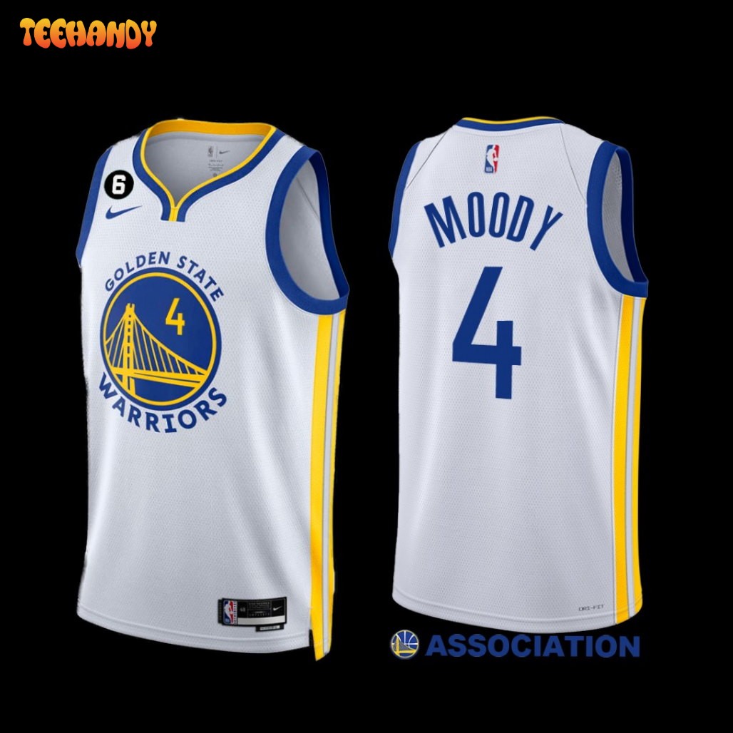 Golden State Warriors Moses Moody 2022-23 Association Edition Jersey White