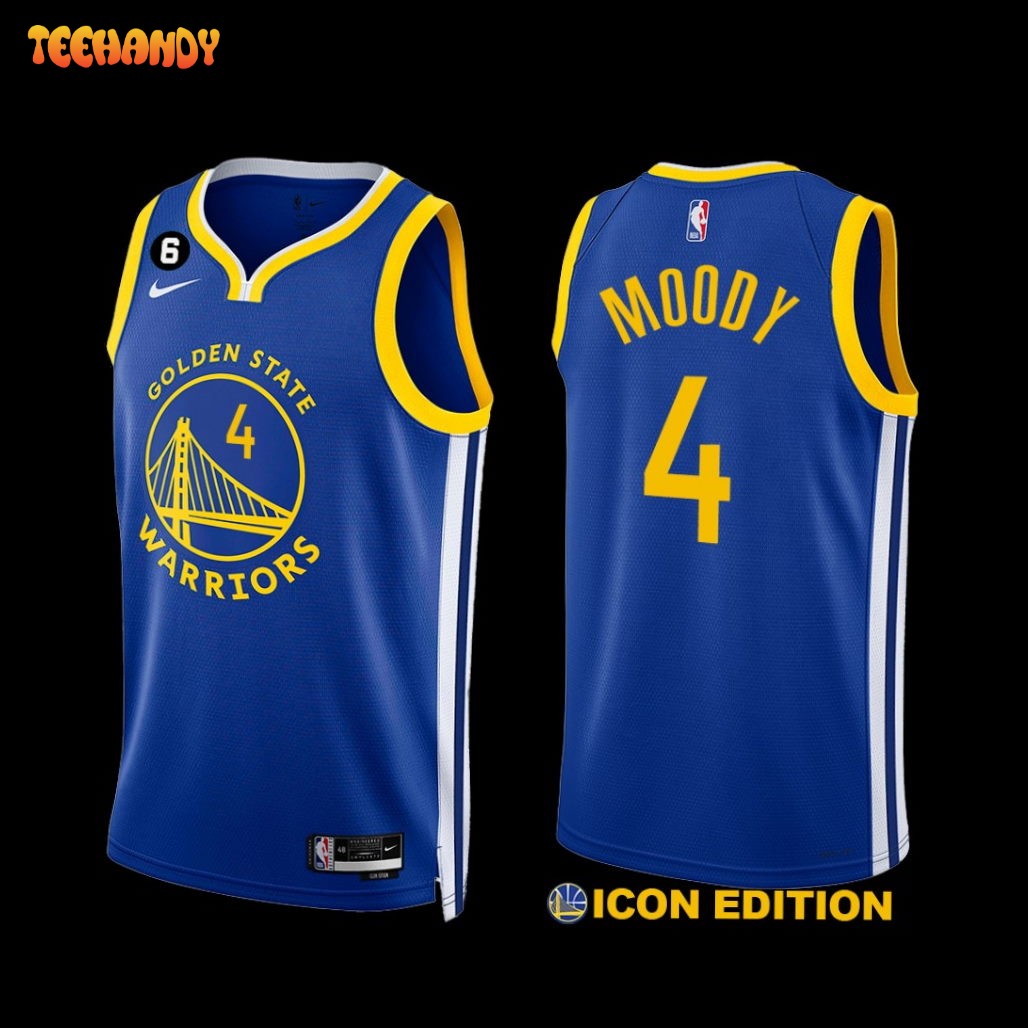 Golden State Warriors Moses Moody 2022-23 Icon Edition Jersey Royal