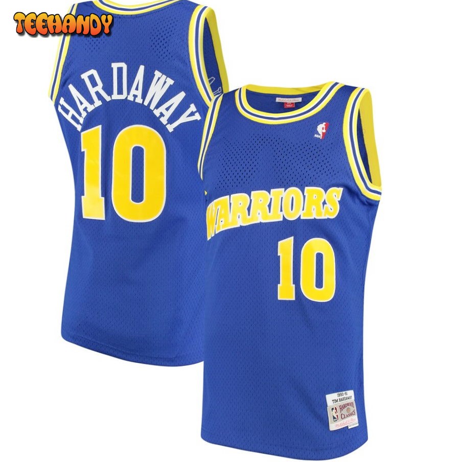 Golden State Warriors Penny Hardaway Blue Throwback Jersey