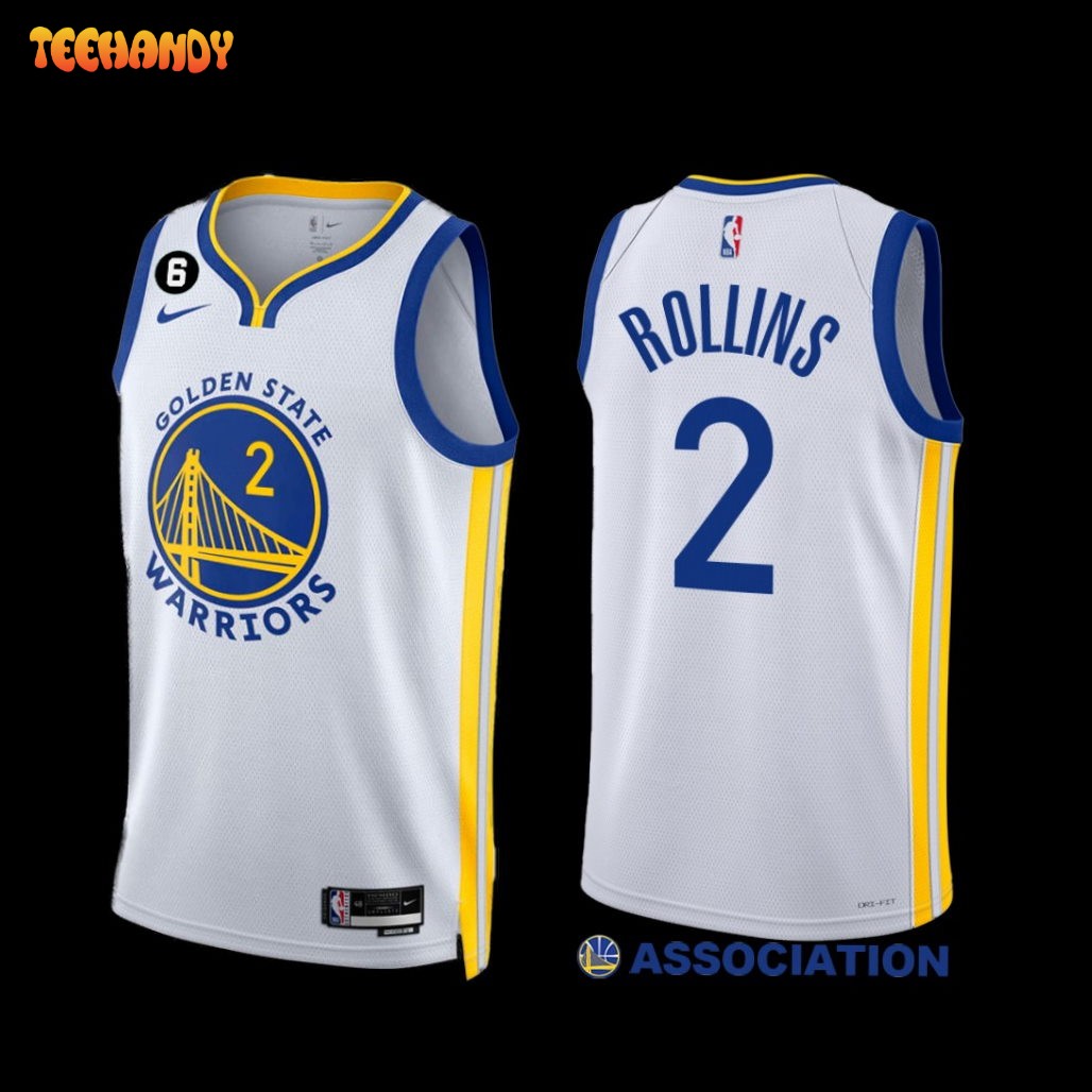 Golden State Warriors Ryan Rollins Association Edition Jersey 2022-23 White