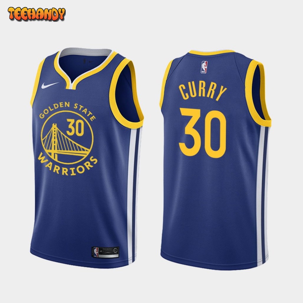 Golden State Warriors Stephen Curry 2021 Royal Icon Jersey