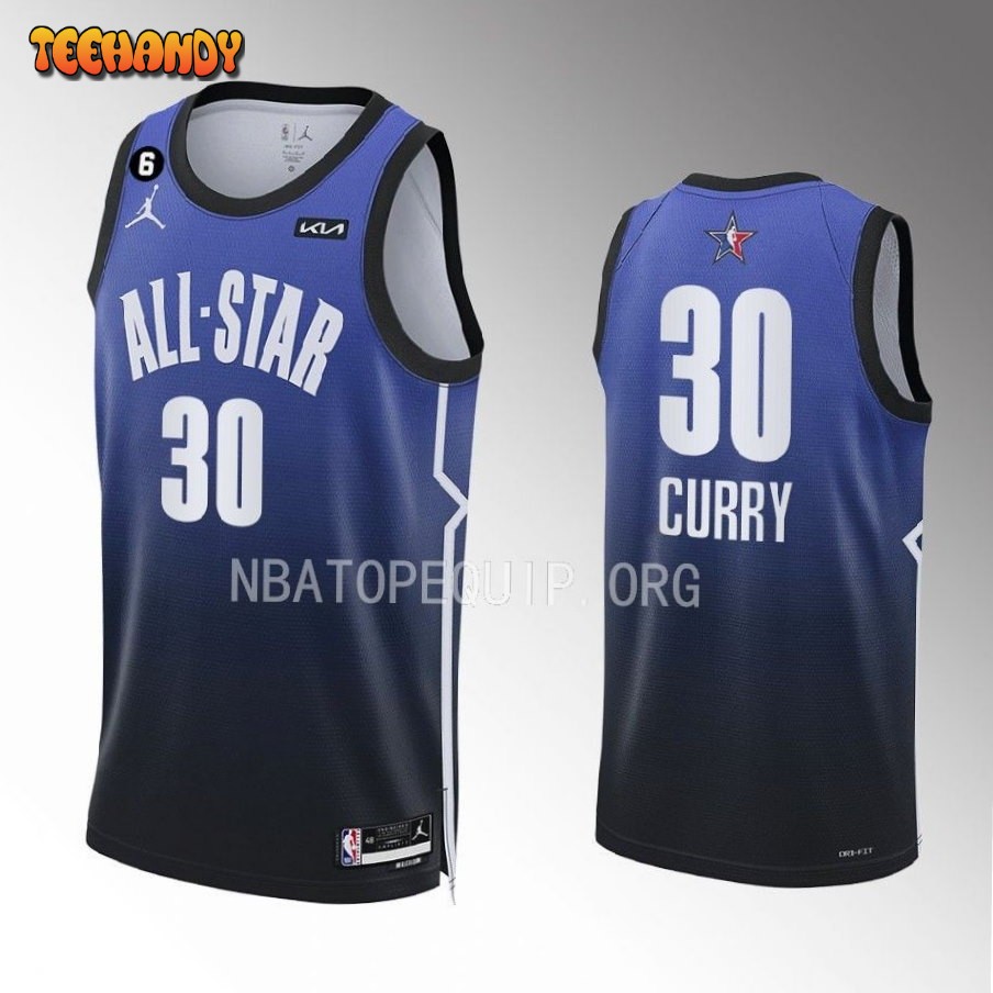 Golden State Warriors Stephen Curry 2023 NBA All-Star Blue Jersey