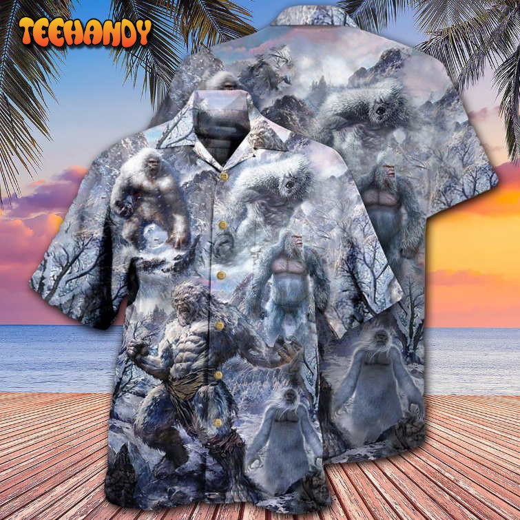 Gorilla Animals YetiI Believe Hawaiian Shirt