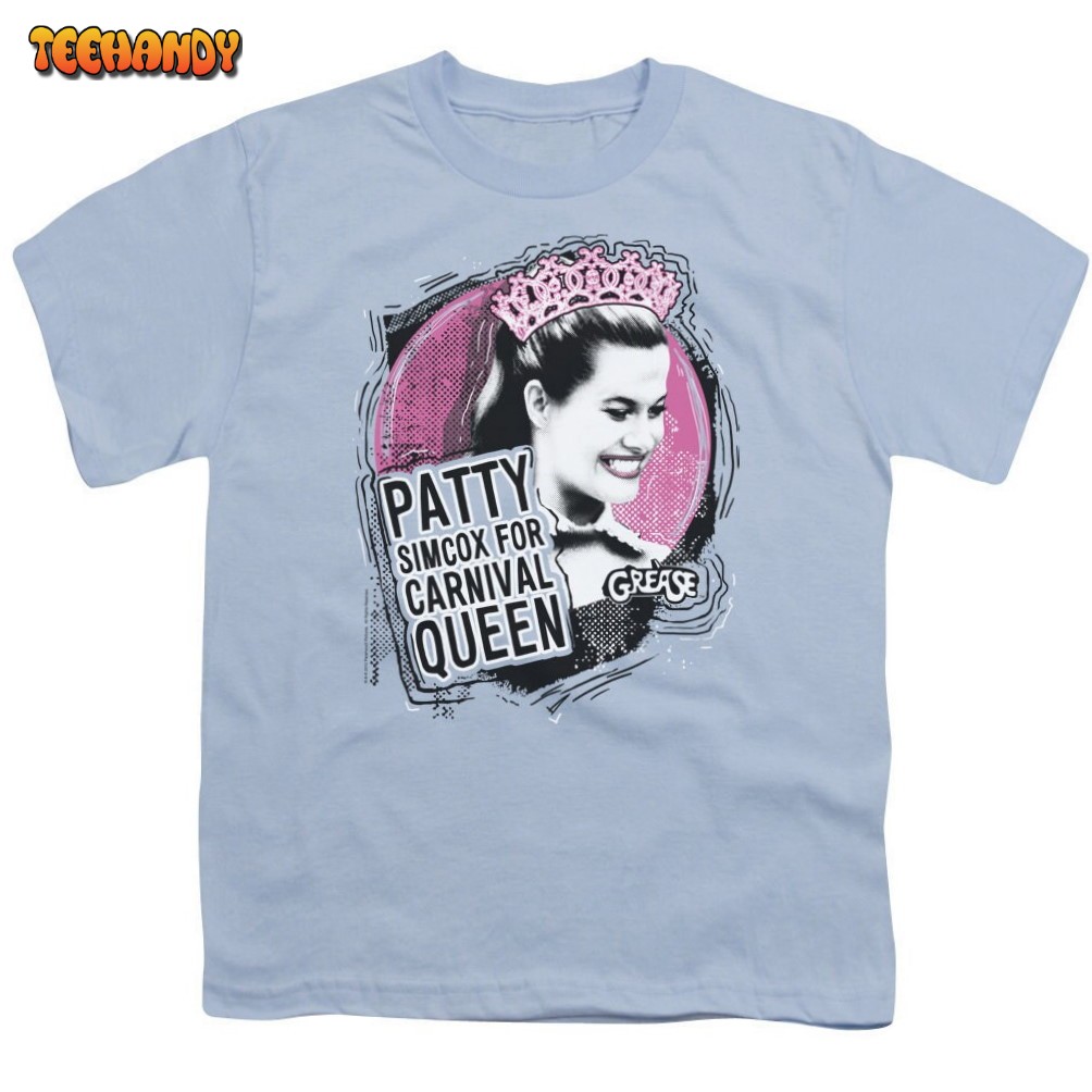 Grease Patty Simcox Carnival Queen Youth Light Blue Shirt