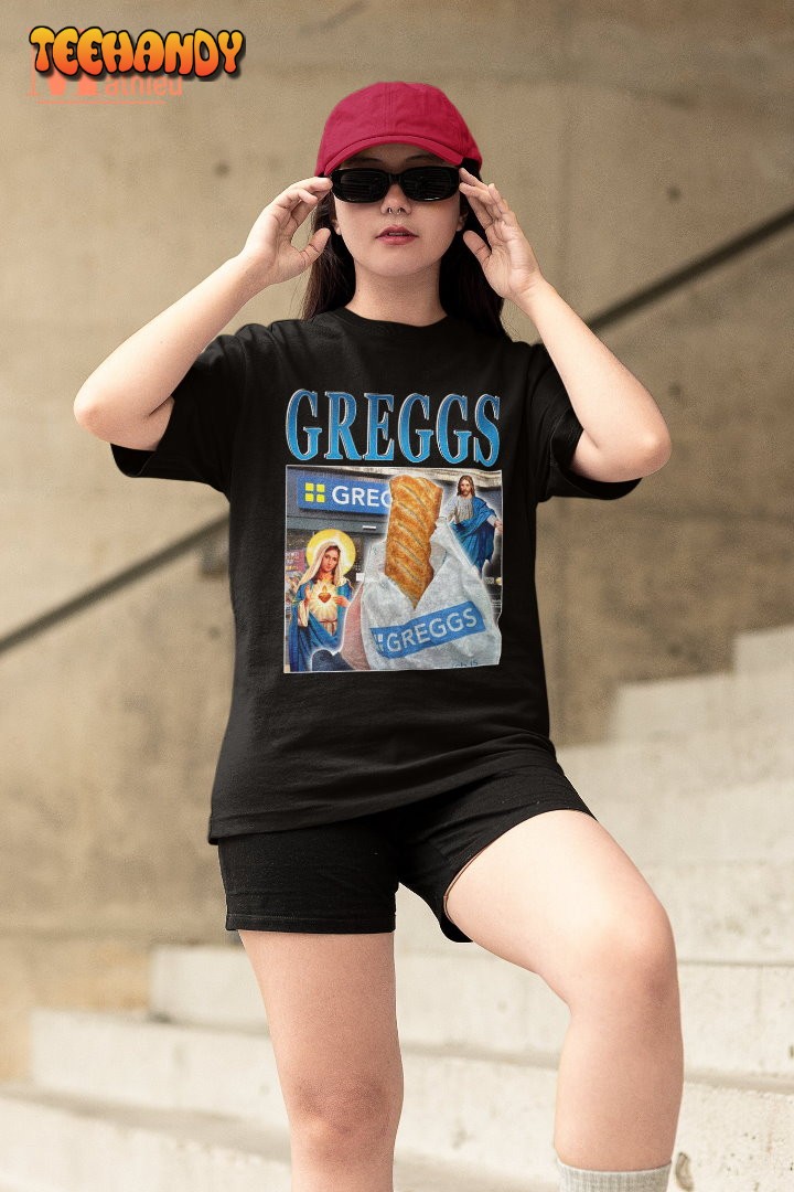 Greggs Homage T-Shirt, Bakery Chain Shirt, Greggs Plc Shirt