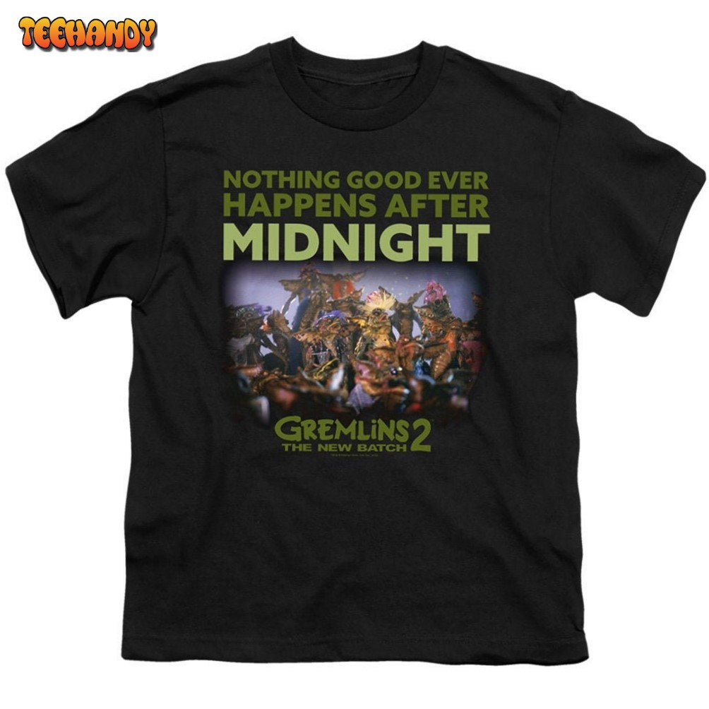 Gremlins 2 After Midnight Youth Black Shirts