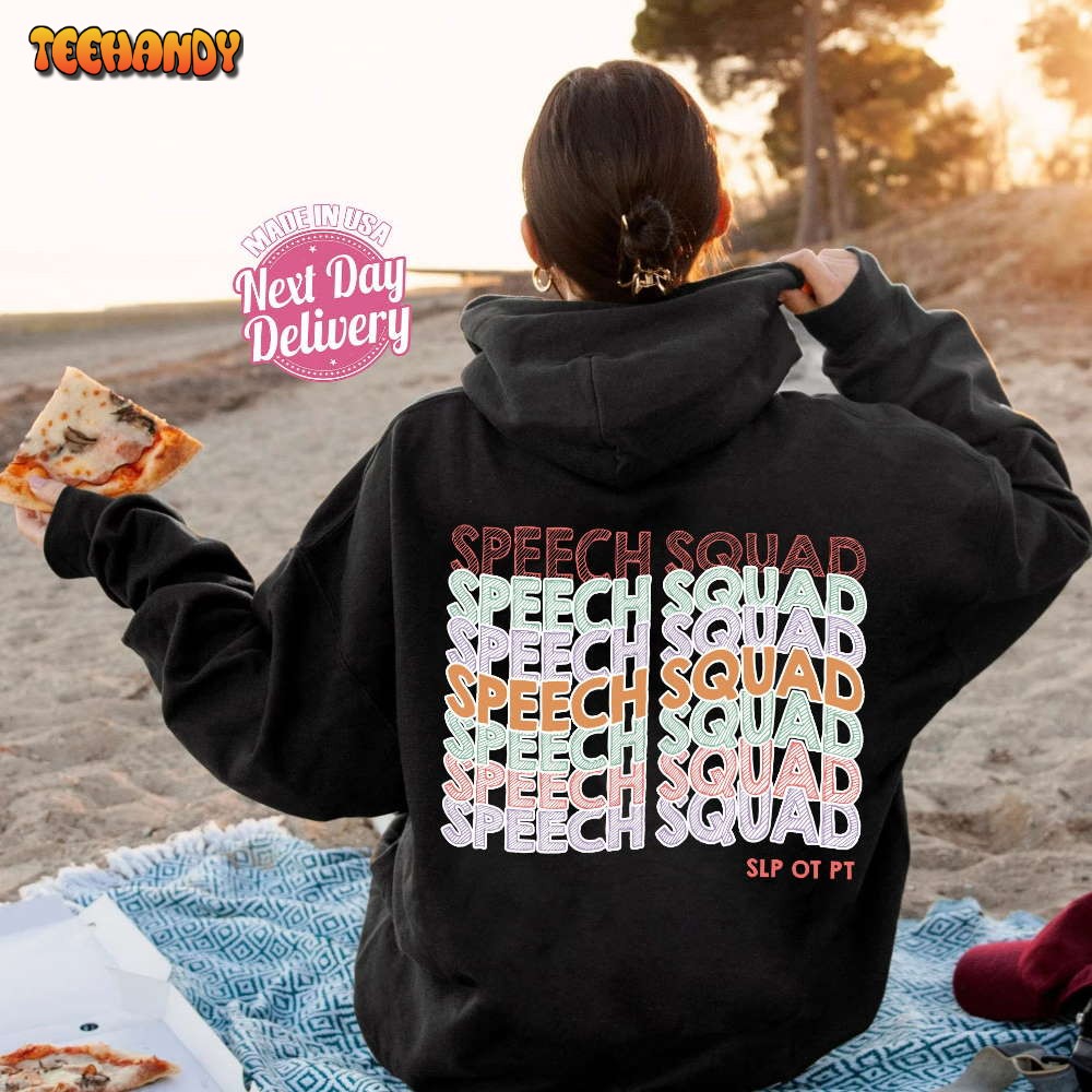 Groovy Speech Squad Shirt, SLP OT PT Shirt, Therapy Squad Shirt