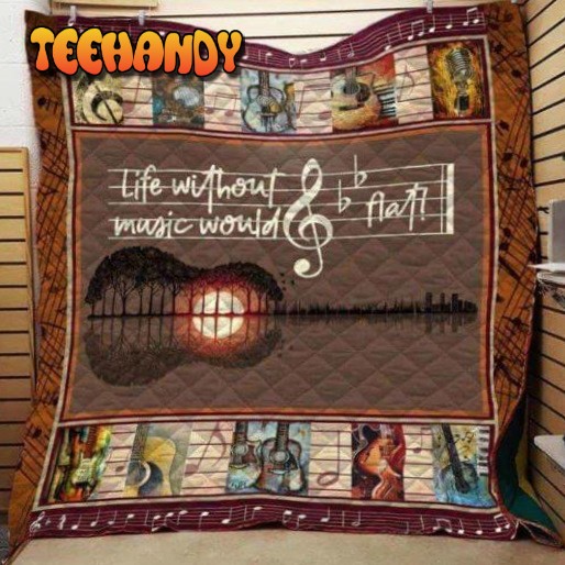 Guitarist 3D Customized Quilt Blanket