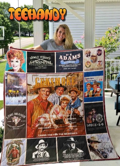 Gunsmoke 3D Quilt Blanket