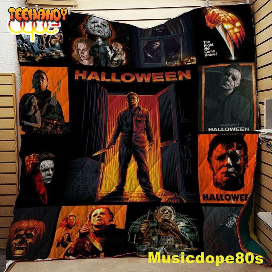 Halloween Movie Horror Killer Michael Myers Quilt Blanket