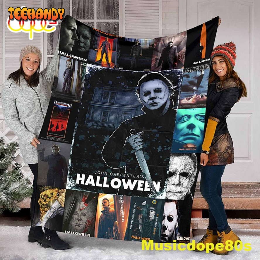 Halloween Movie Michael Myers Horror Killer Quilt Blanket