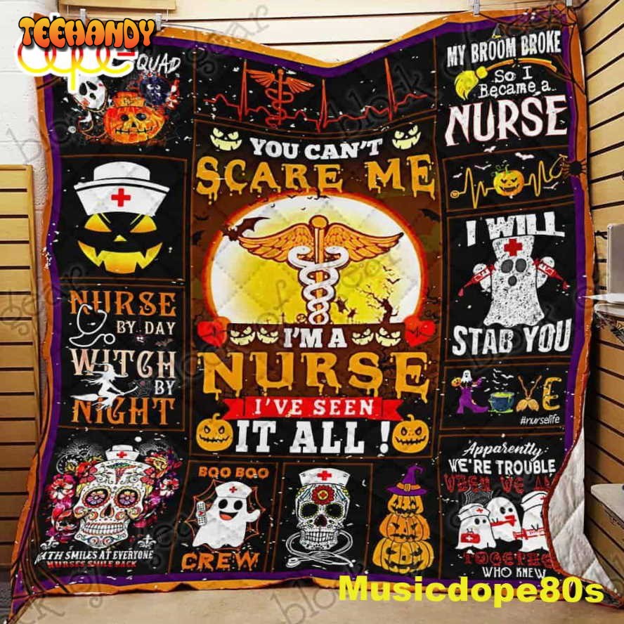 Halloween Nurse 3D All Over Printed Quilt Blanket