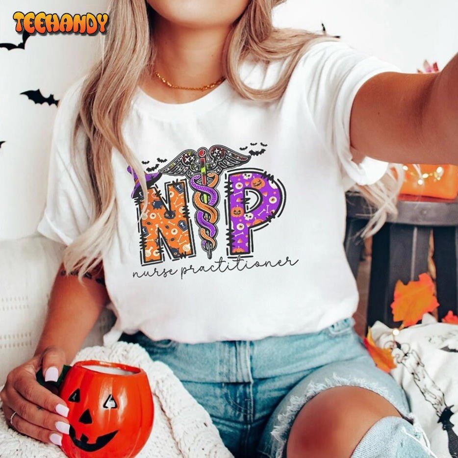 Halloween Nurse Practitioner Shirt, Spooky NP T-Shirt