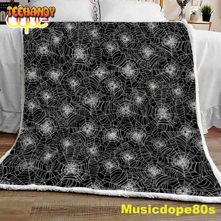 Halloween Spider Web Halloween Sofa Fleece Throw Blanket Halloween