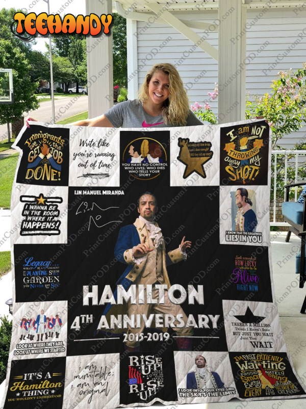 Hamilton 3D Customized Quilt Blanket