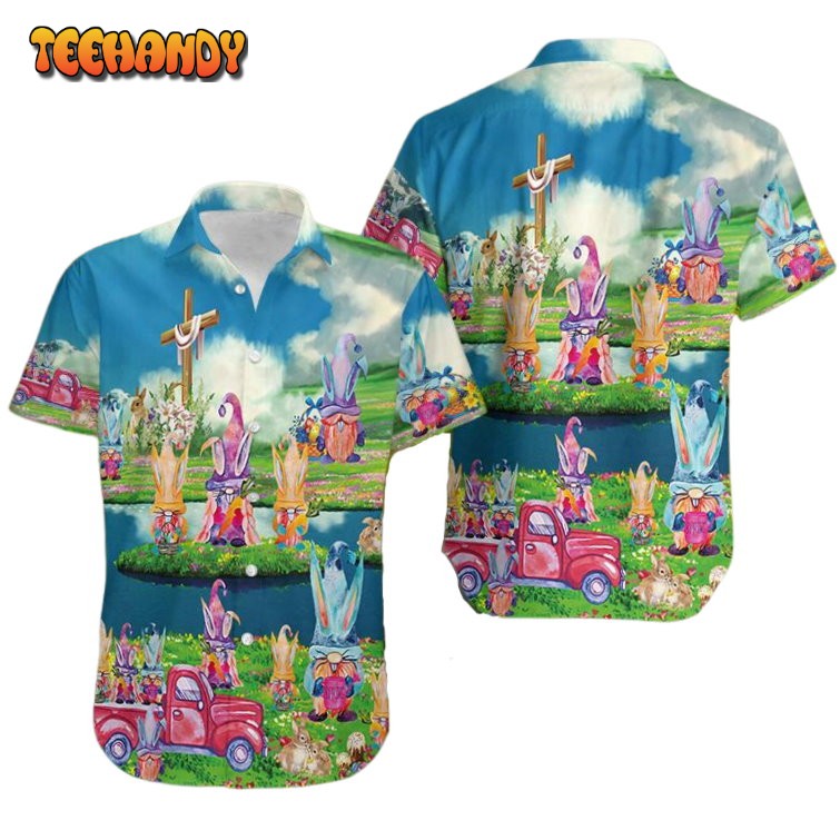 Happy Easter Gnomies Hawaiian Shirt, Gnomies Hawaiian Shirt