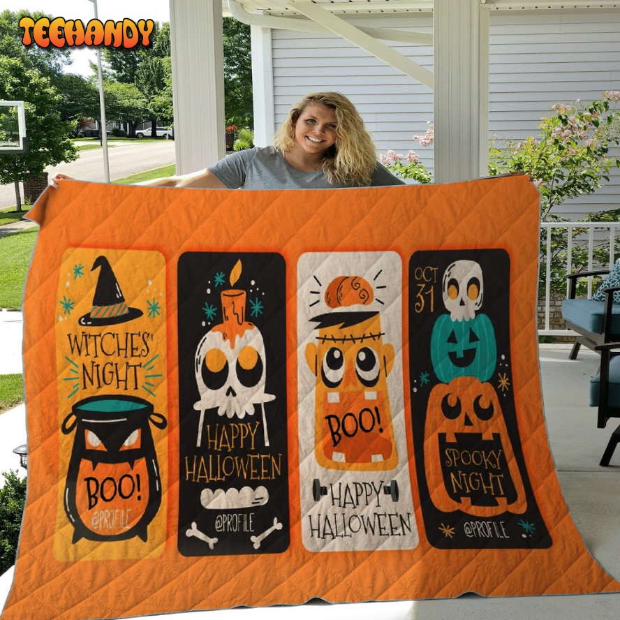 Happy Halloween Sherpa Blanket – Snoopy Halloween Blanket