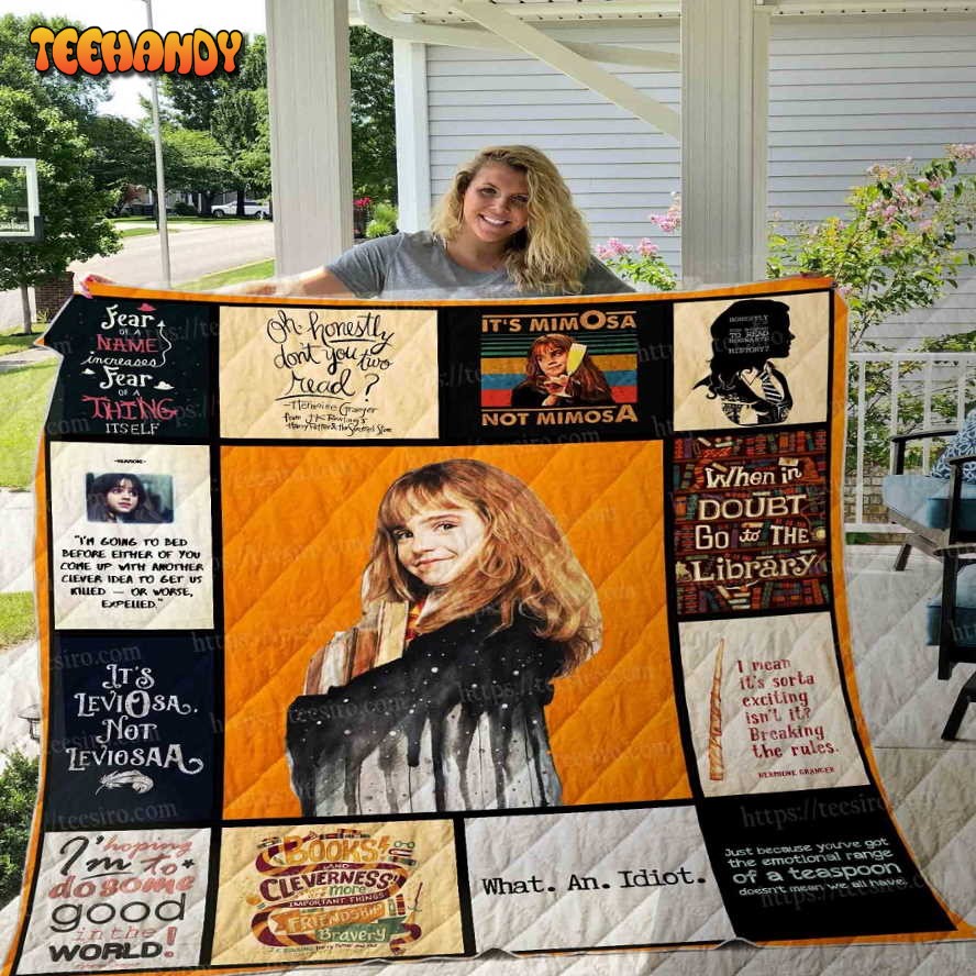 Hermione Harry Potter Gift Idea And For Fan Christmas Blanket