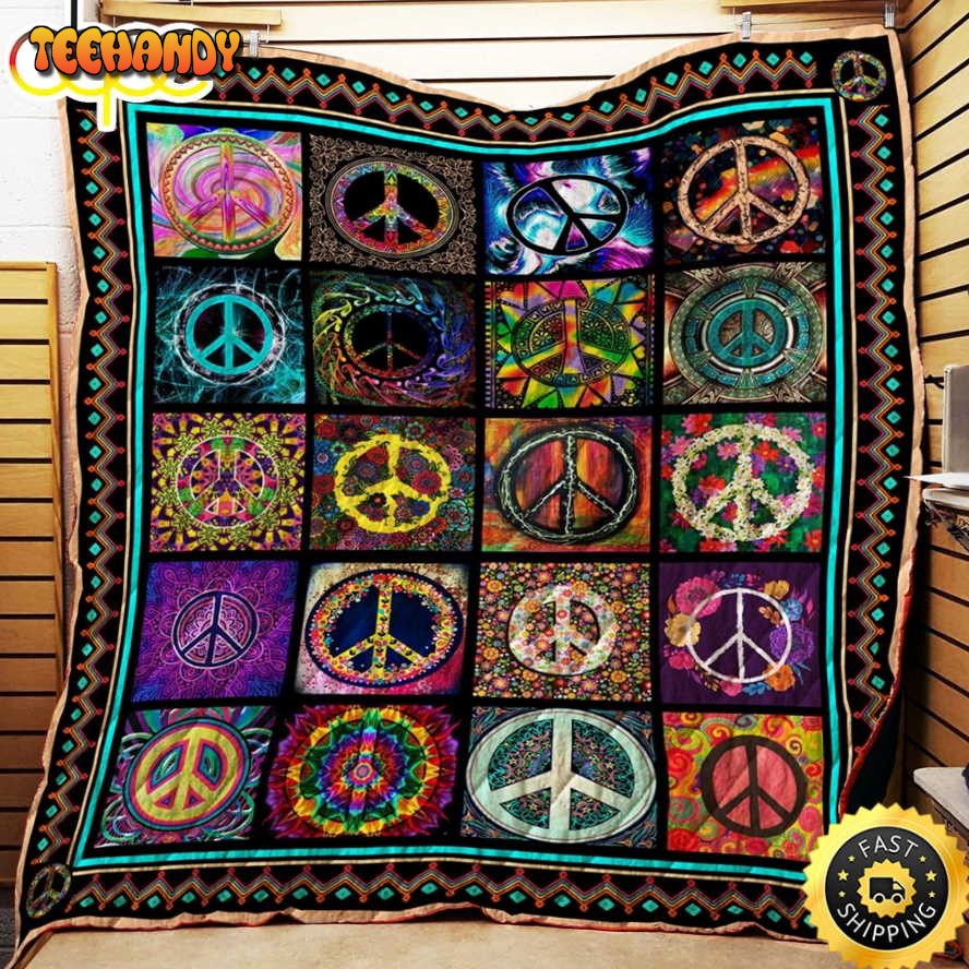 Hippie Color The Soul Cute Hippie Blanket