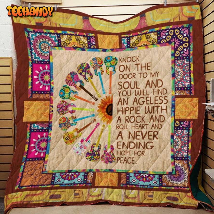 Hippie Never Ending 3D Quilt Blanket