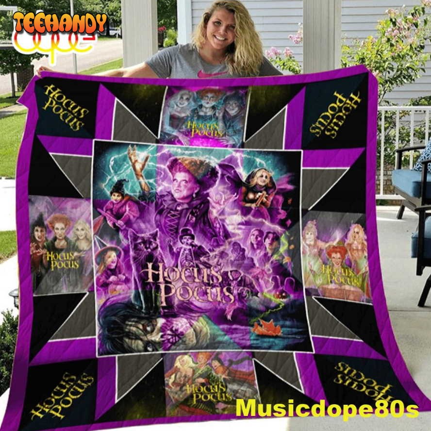 Hocus Pocus Movie Sanderson Sisters Halloween Gift Blanket