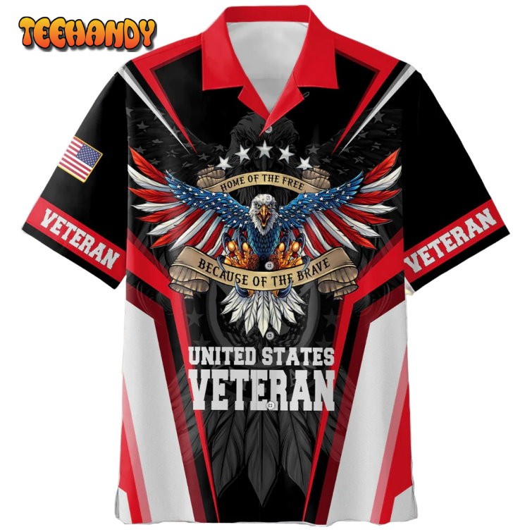 Home Of The Free Because Of The Brave, Full Printed Hawaiian Shirt