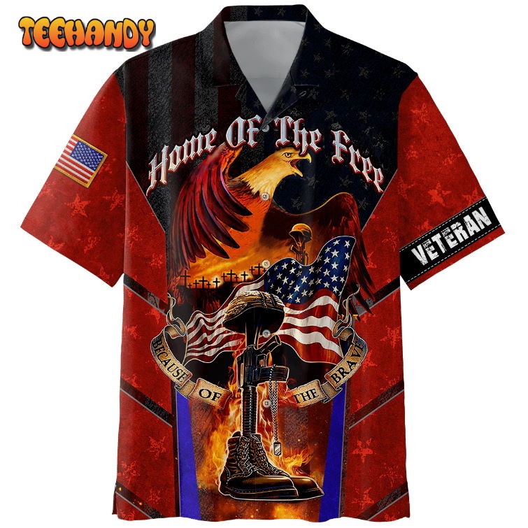 Home Of The Free Because Of The Brave Unisex Hawaiian Shirt Soldier