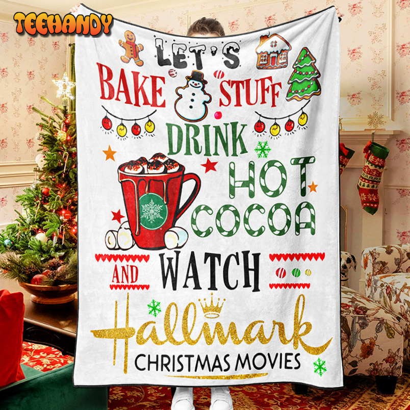 Hot Cocoa Christmas Blanket  Hallmark Blanket