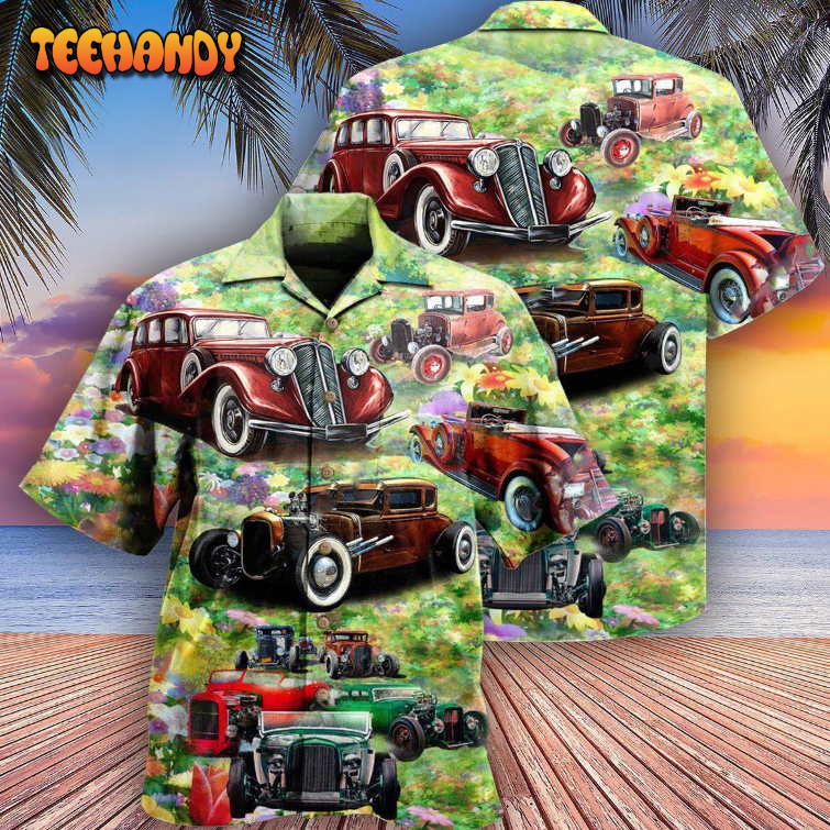 Hot Rod Car Life Is Too Short To Drive Boring Cars Hawaiian Shirt