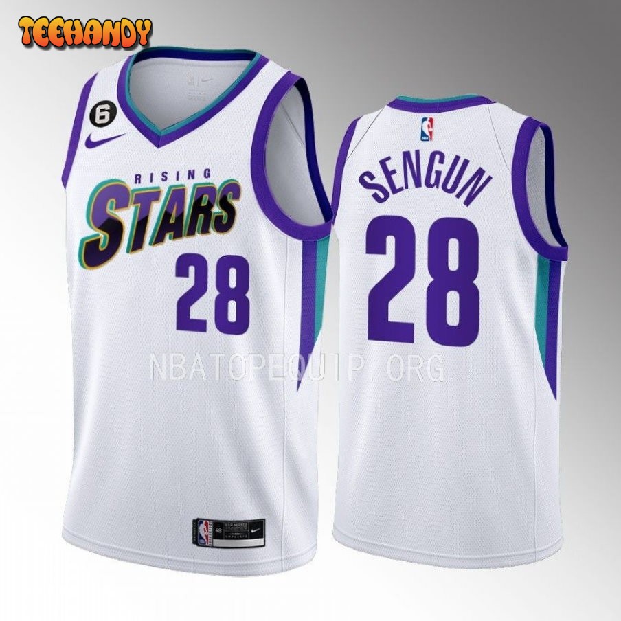 Houston Rockets Alperen Sengun 2023 NBA Rising Stars White Jersey