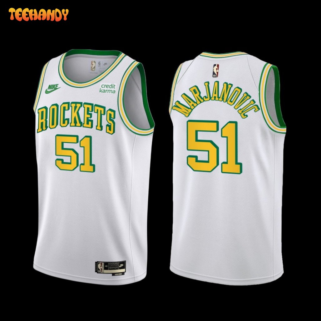 Houston Rockets Boban Marjanovic 2022-23 Classic Edition 55th Anniversary Jersey