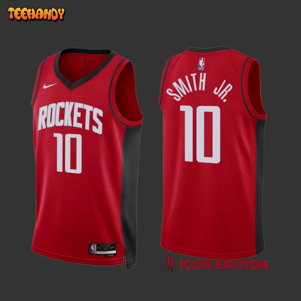 Houston Rockets Jabari Smith Jr Red Icon Edition Jersey