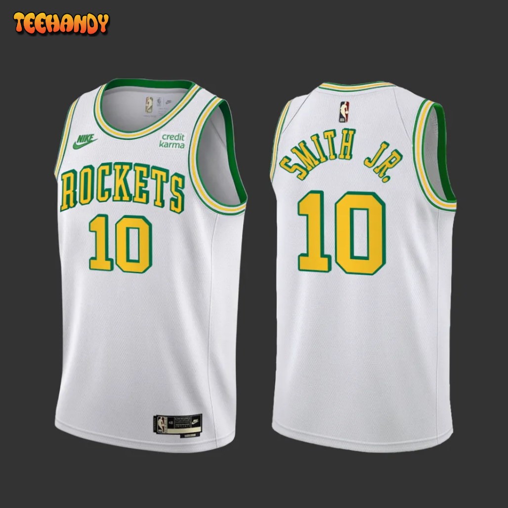 Houston Rockets Jabari Smith Jr White Classic Edition Jersey