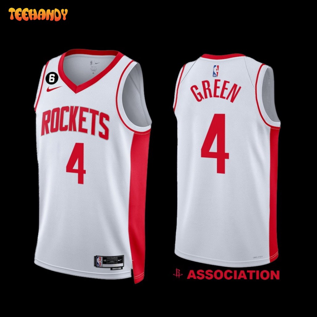 Mens Houston Rockets Jalen Green 2022/23 Association Edition Basketball  Jersey