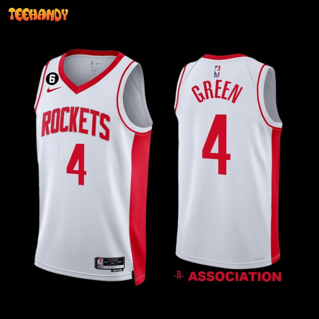 Houston Rockets Jalen Green 2022-23 Association Edition Jersey White