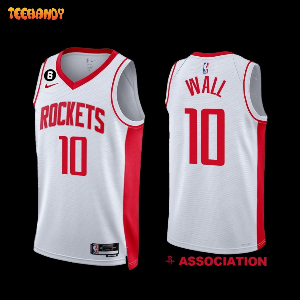 Houston Rockets John Wall 2022-23 White Association Edition Jersey