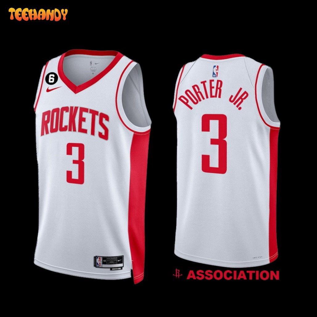 Houston Rockets Kevin Porter Jr. 2022-23 Association Edition Jersey White