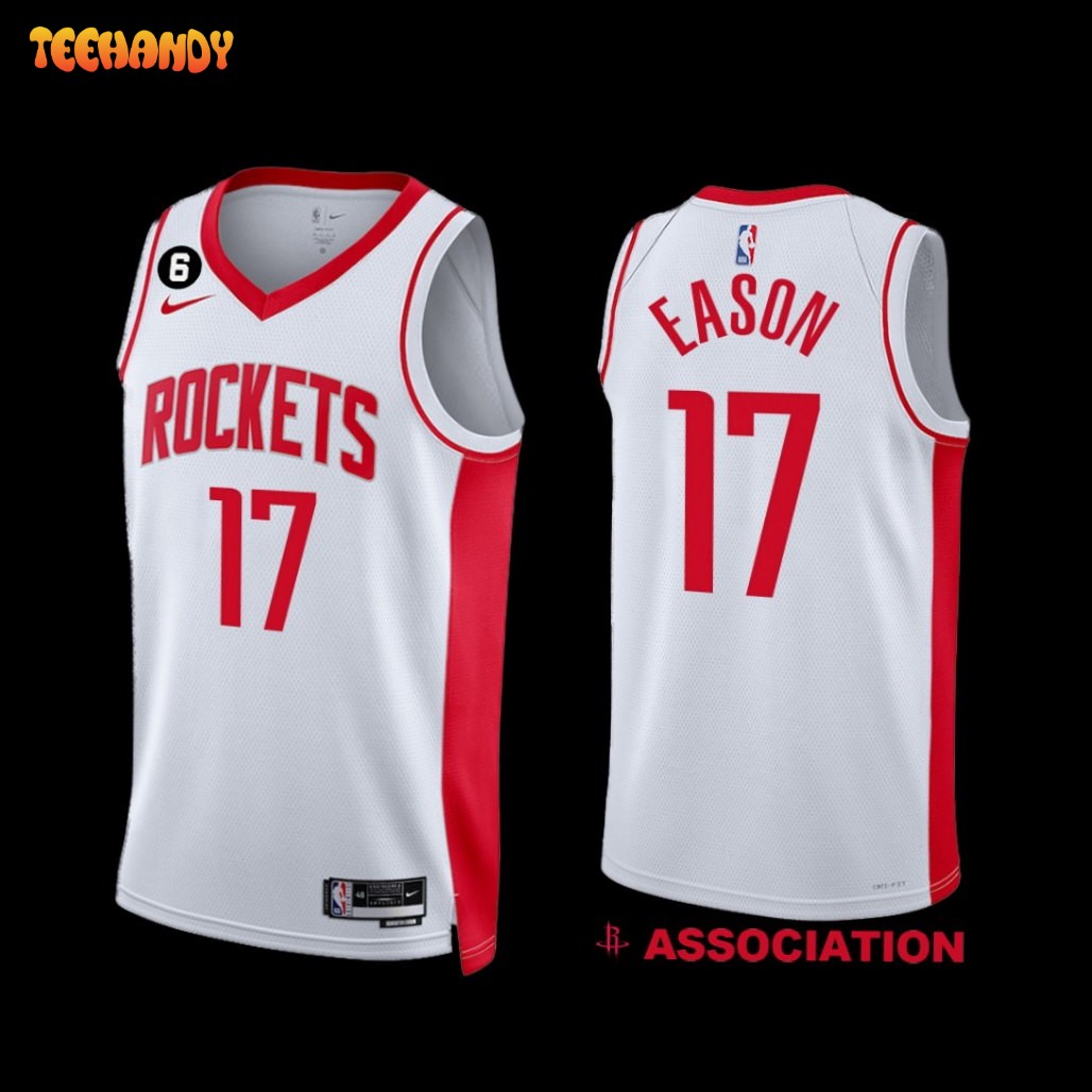 Houston Rockets Tari Eason 2022-23 Association Edition Jersey White