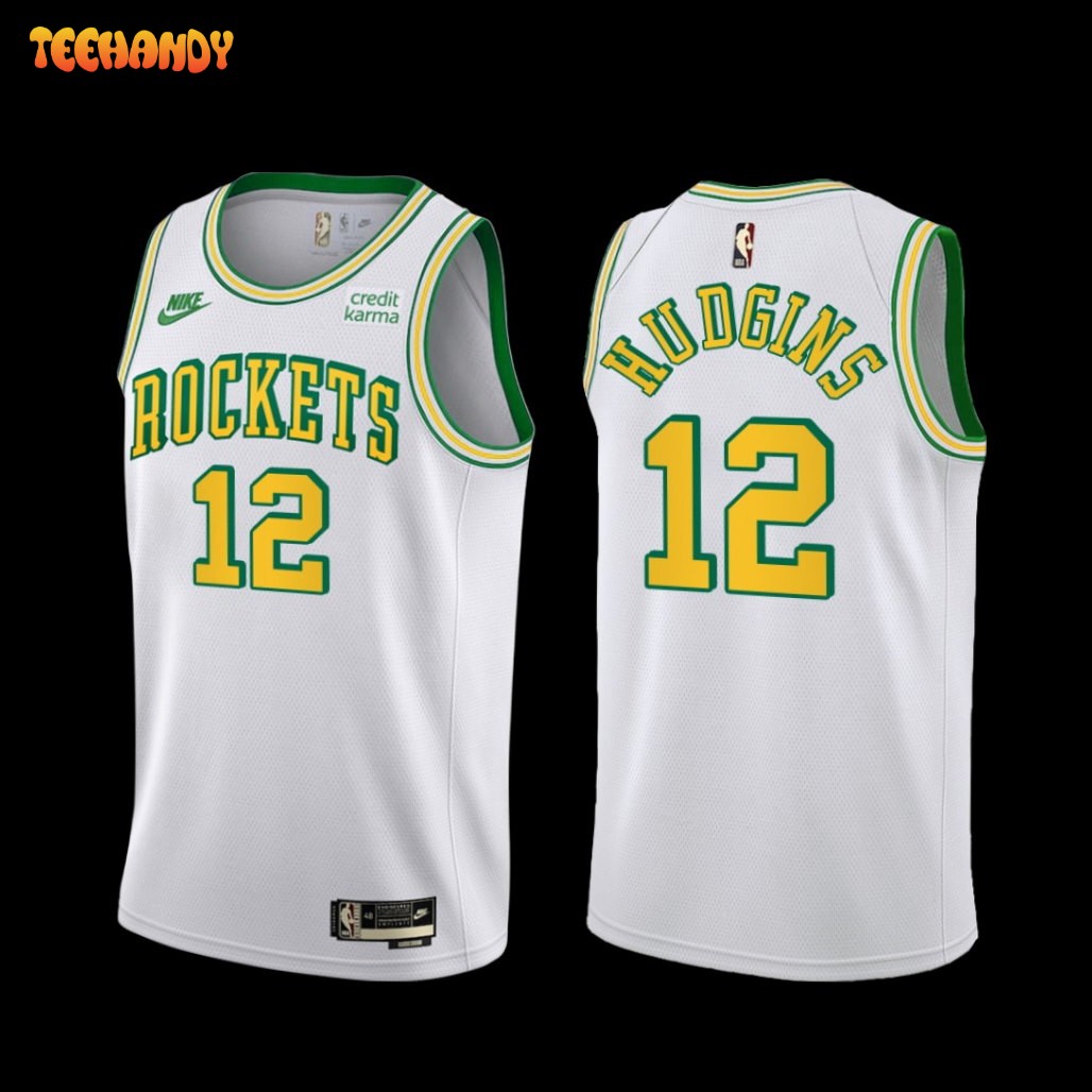 Houston Rockets Trevor Hudgins 2022-23 Classic Edition Jersey White