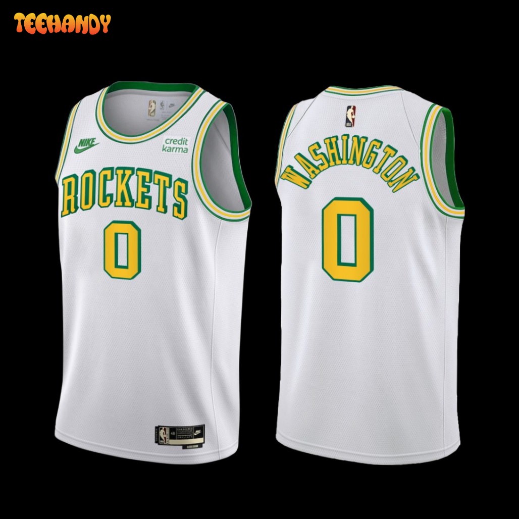 Houston Rockets TyTy Washington 2022-23 Classic Edition 55th Anniversary Jersey