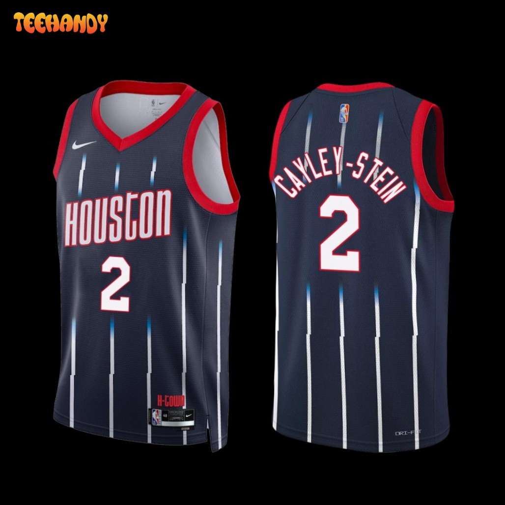 Houston Rockets Willie Cayley-Stein 2022-23 City Edition Navy Jersey